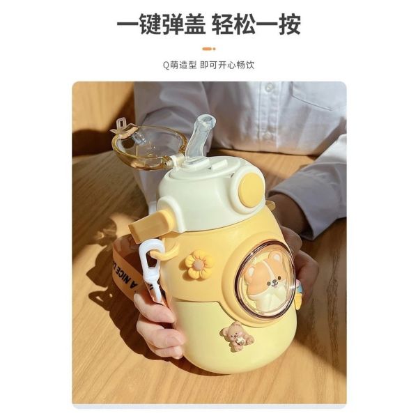 兒童太空艙貓咪粉水壺(一組2入) 