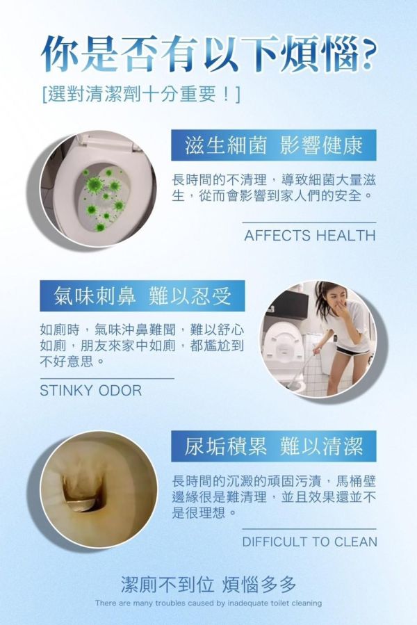 DS高效潔淨馬桶清潔劑( 一組4瓶) 