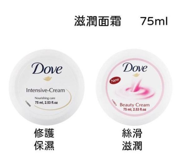 多芬保濕滋養面霜3入組 