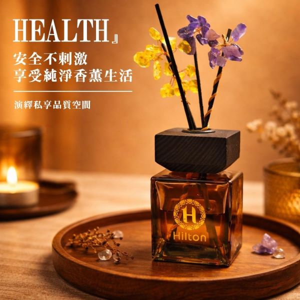 Hilton希爾頓-水晶招財香氛擴香瓶(一組3瓶) 