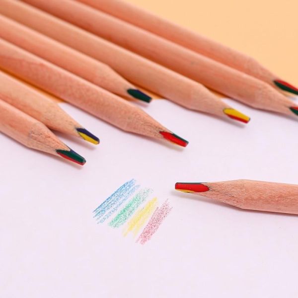 四色彩虹鉛筆(一組30支) 