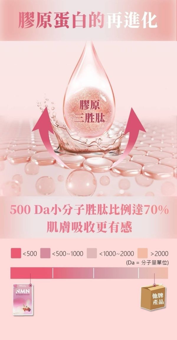 宏碁NMN極妍晶透膠原胜肽飲(一組3盒) 