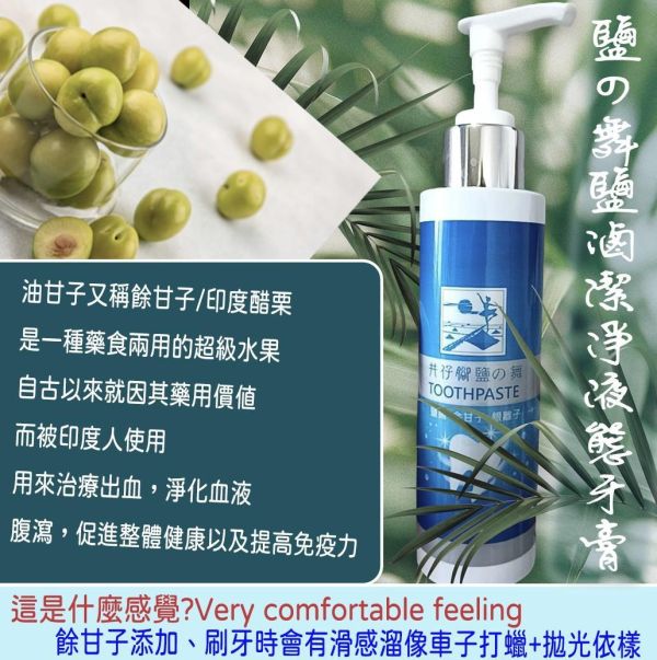 鹽之舞 鹽鹵潔淨液態牙膏(一組2瓶) 