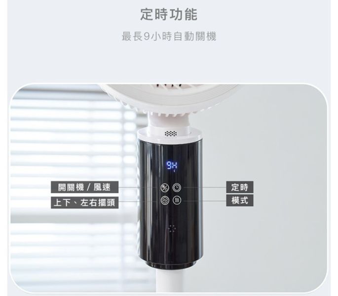Kolin歌林10吋AI聲控3D循環立扇 