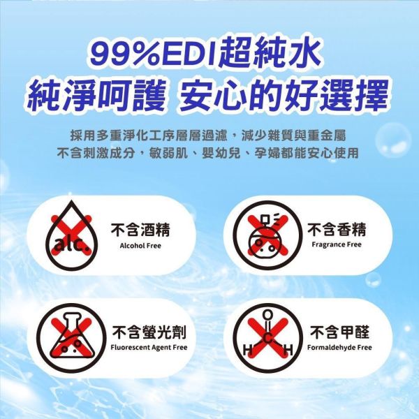 安德森保羅-量子能量純水濕紙巾(一箱48包) 