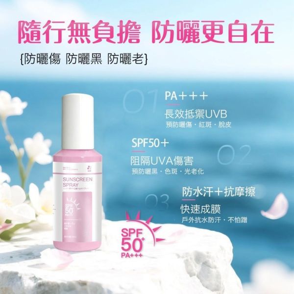 Moln水潤清爽防曬噴霧(一組3瓶) 