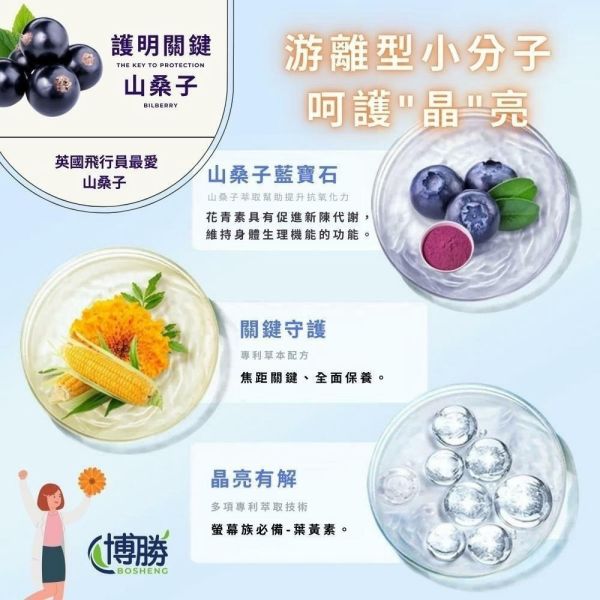 山桑子葉黃素凍(一組3盒) 