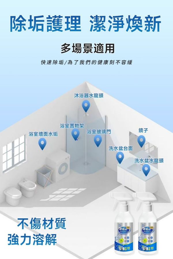 DS快速清潔除垢劑(一組4瓶) 