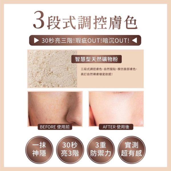 華寶生醫-B華寶生醫-天使奇肌水感調色素顏霜(一組2瓶) 