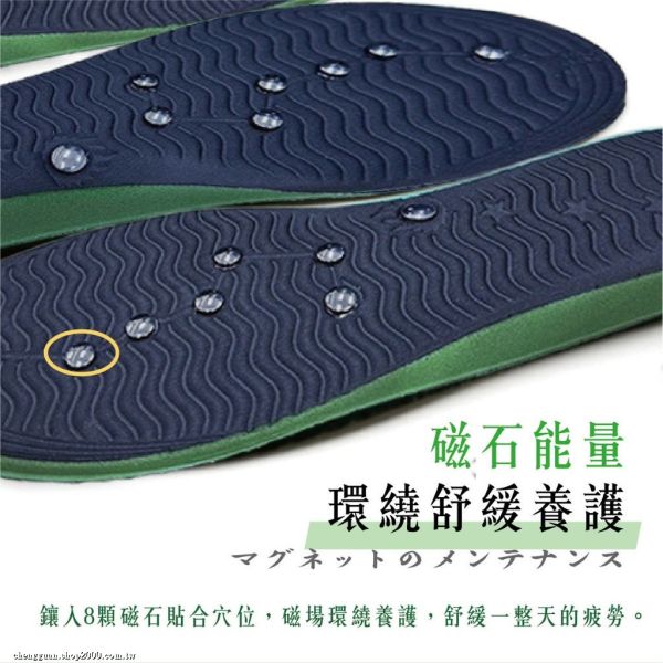安德森保羅-石墨烯艾草磁石鞋墊 