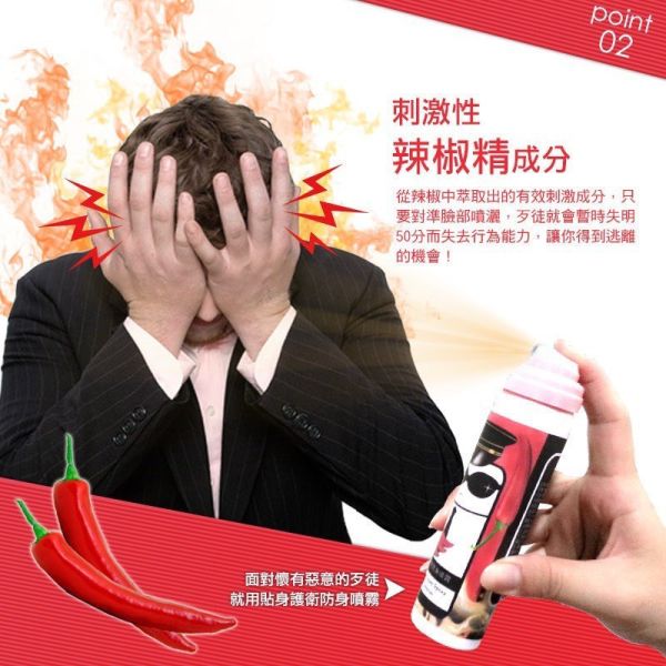 防身噴霧_自保/制伏(一組3瓶) 