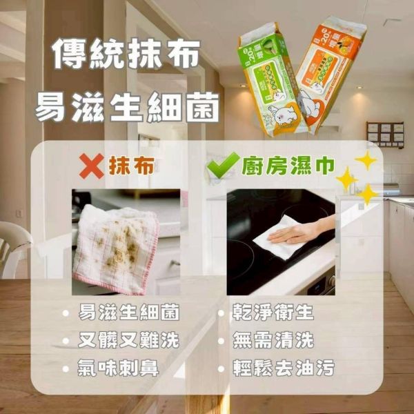 邦尼熊家用清潔去污濕紙巾(一組8包) 