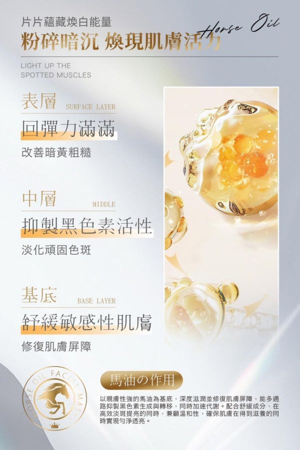 Sumi馬油淡斑煥白面膜(一組5盒) 