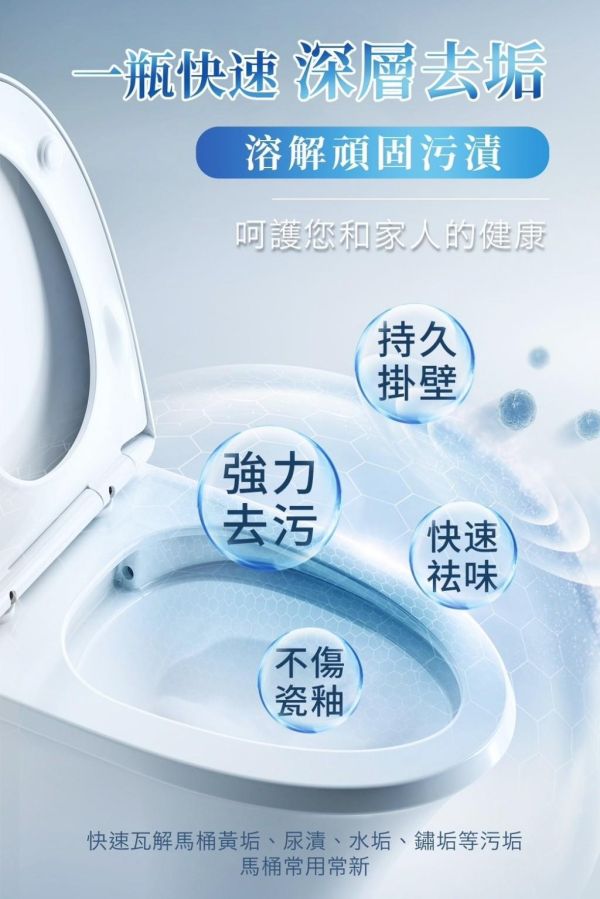 DS高效潔淨馬桶清潔劑( 一組4瓶) 