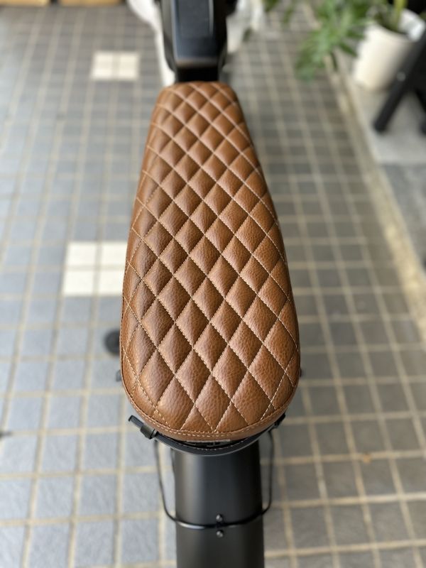 焦糖菱格雙人座墊 