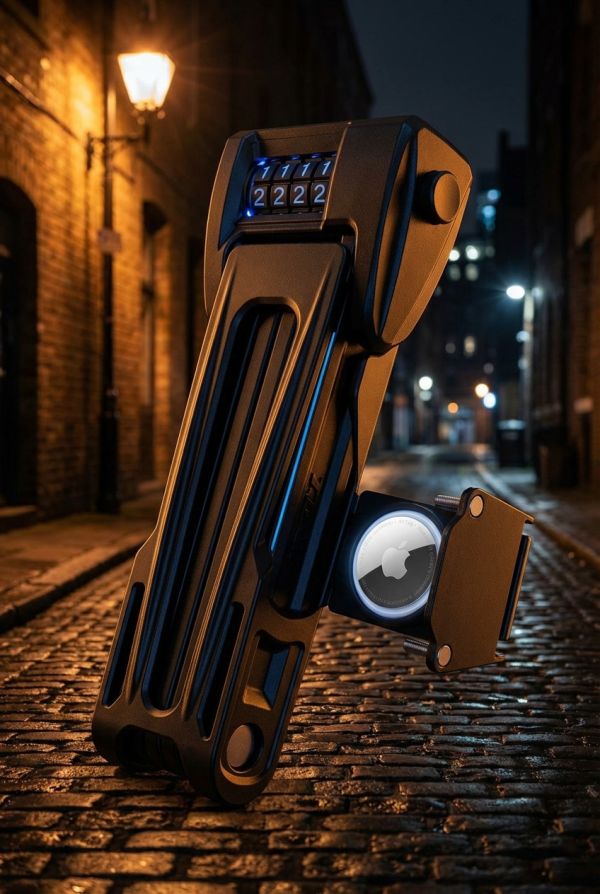 智能追蹤定位密碼折疊鎖 