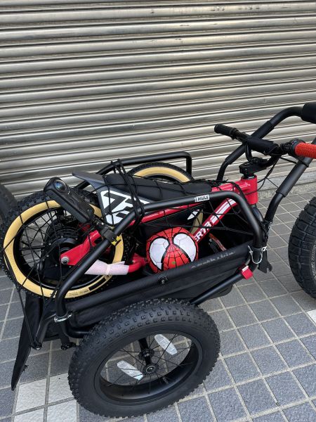 Earth+Kin聯名拖車 super73聯名款,super73配件,電輔車拖車,露營的好推車,Unimoke拖車,super73維修