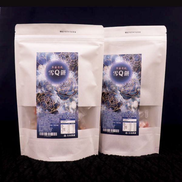 草莓凍乾雪Q餅 草莓凍乾,雪Q餅,蛋奶素,無明膠,無防腐劑,天然無負擔,年節點心,年節糖果
