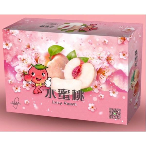 梨山上海蜜水蜜桃禮盒 水果,當季水果,梨山,上海蜜水蜜桃,水蜜桃,小農,友善環境,草生栽培,產地直送