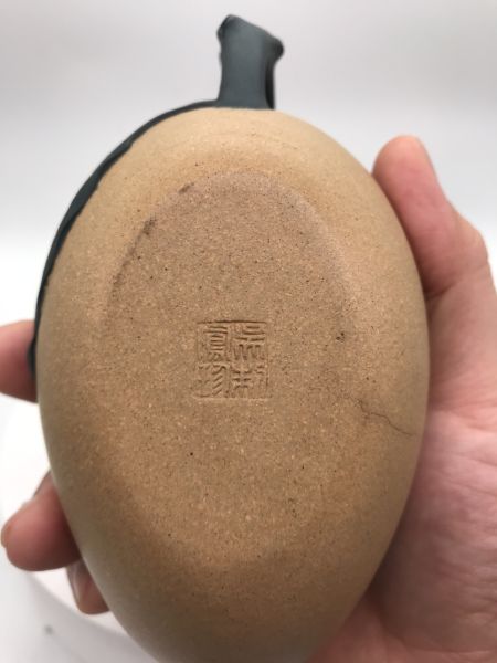 1980年芒果段泥茶壺 