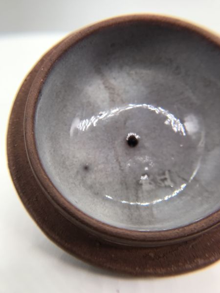 1980年鴿嘴茶壺(外紫內柚) 