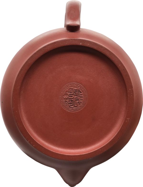 2012年絞泥太極如意壺(絞泥)(作者:惠自強) 