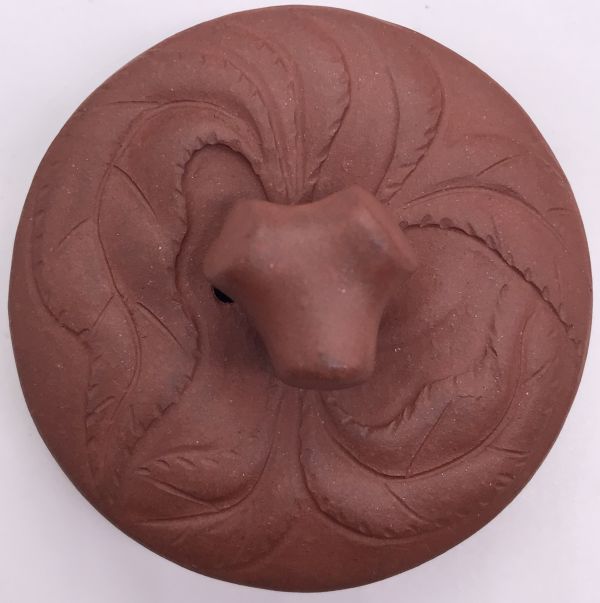 1970年羅漢壺(紅紫砂)(作者:中國宜興) 