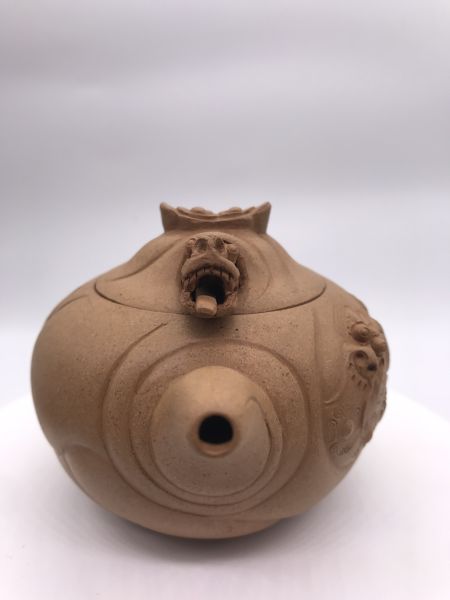 1980年魚化龍段泥茶壺 