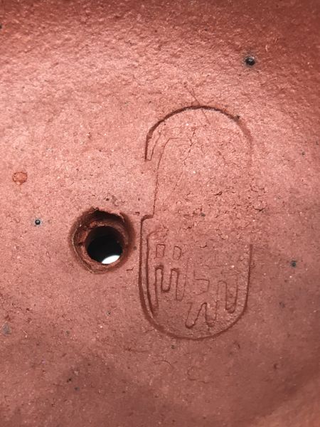 1980年3杯(紅土)標準壺(作者:旦娣) 