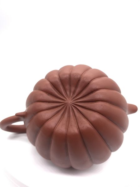 菊罐(紅泥)茶壺 