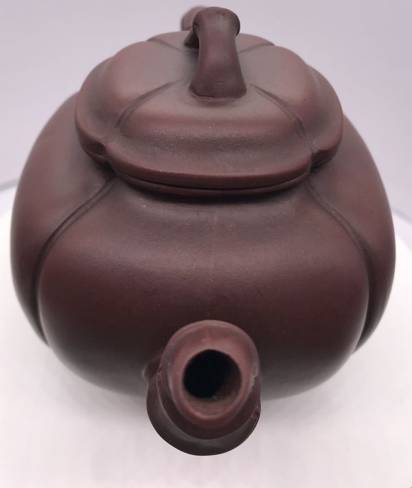 1985年四方玉竹壺(作者:李慧芳)(紫砂) 