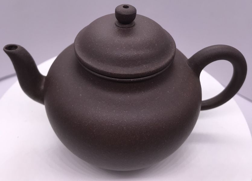 1990年代仿古香鼎壺(青灰砂)(作者:孟臣) 