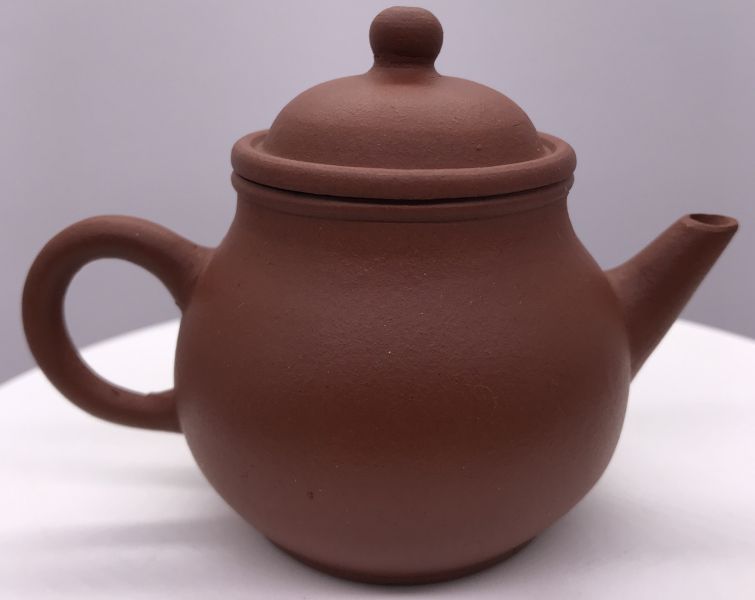 1990年3杯小芭樂壺(紅土)(作者:中國宜興(秀琴)) 