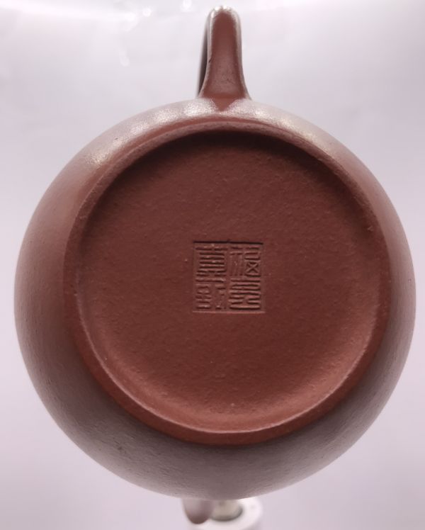 1990年仿古甕型茶壺(朱泥)(作者:福享真造) 