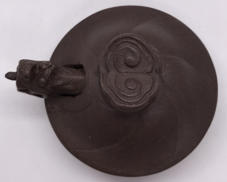 1980年魚化龍(紫砂)茶壺(作者:蔣勤華) 