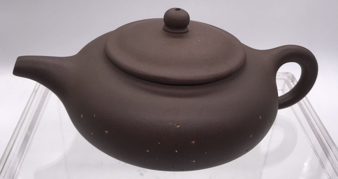 1990年鋪砂圓扁茶壺(二廠) 