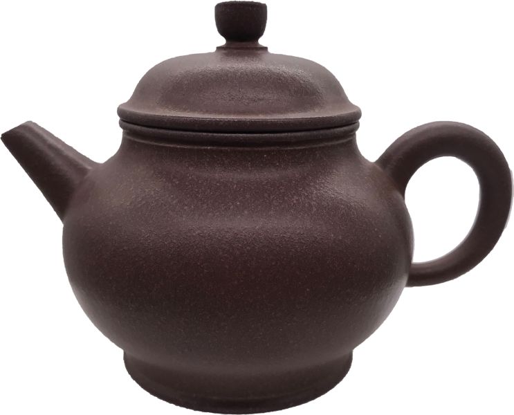 1990"巨輪珠"紫容砂茶壺 