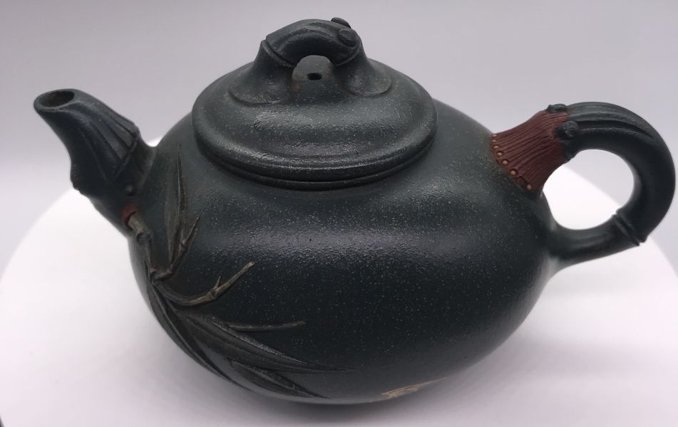 1980年葫蘆竹觀音竹茶壺 