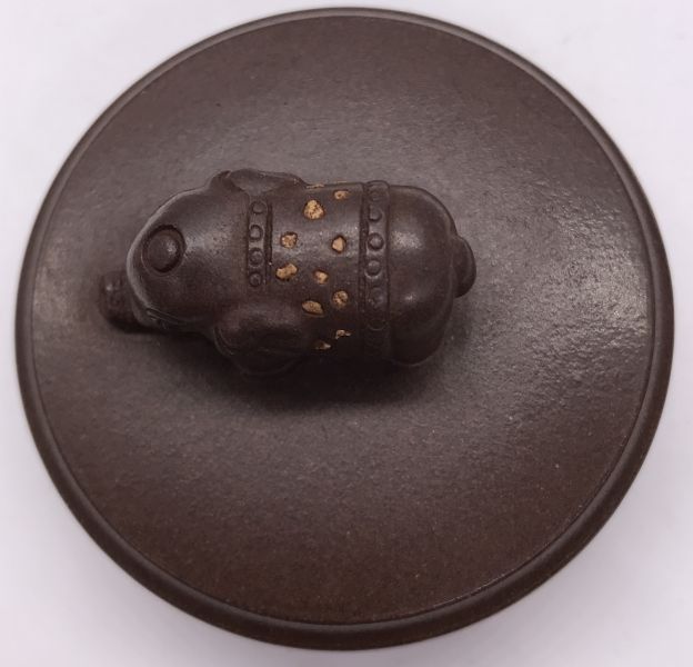 1970年龍鳳象蓋如意珠壺(中國宜興)(高檔紫砂) 