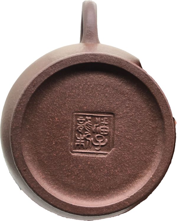 1990"巨輪珠"紫容砂茶壺 