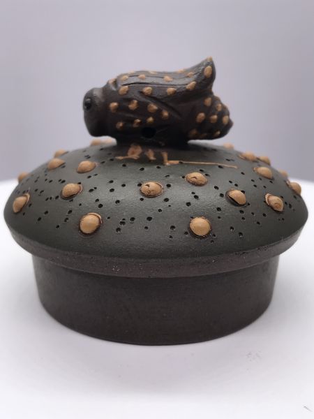 1990年向日葵壺(作者:信有建飛)(紫砂) 