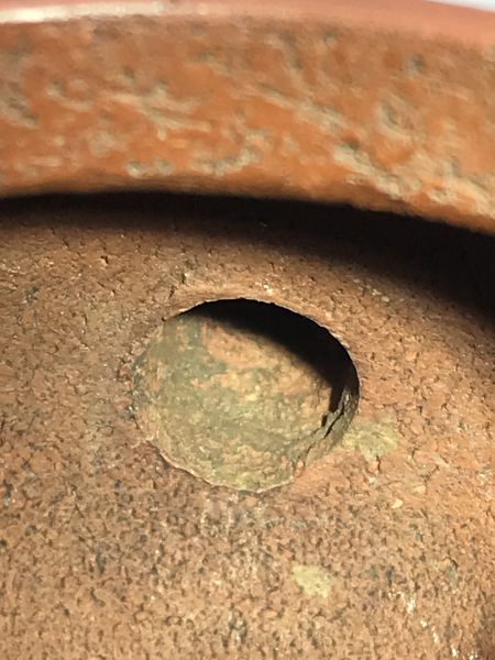 清末烏骨內胎香修壺(清末)(朱泥) 