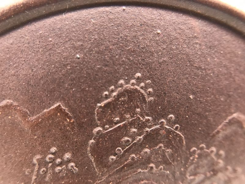 民國初年月中景紫砂茶壺 