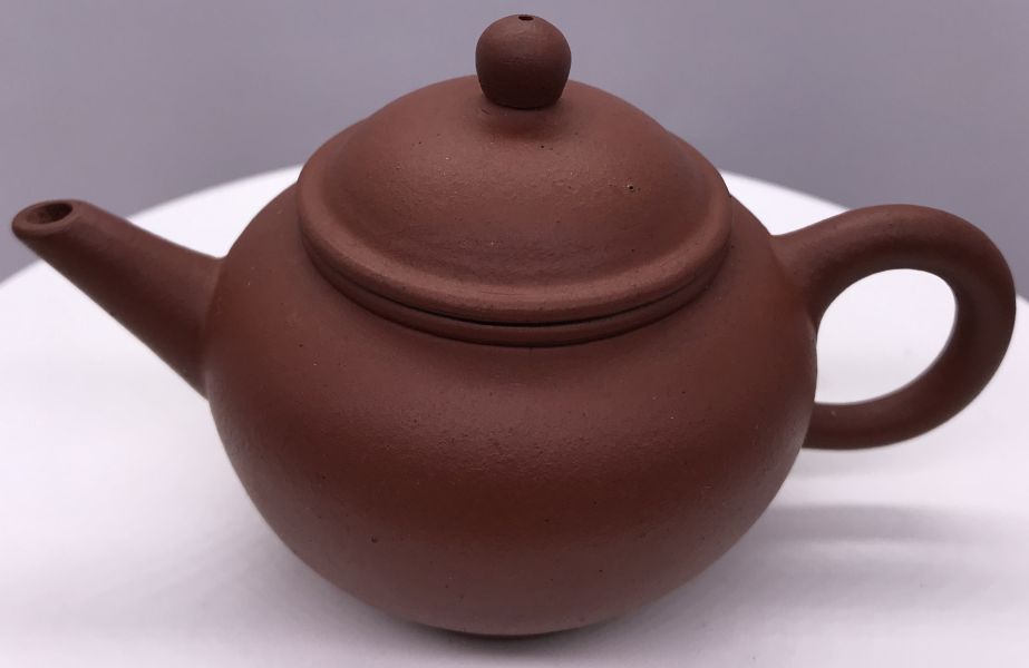 1980年3杯(紅土)標準壺(作者:旦娣) 