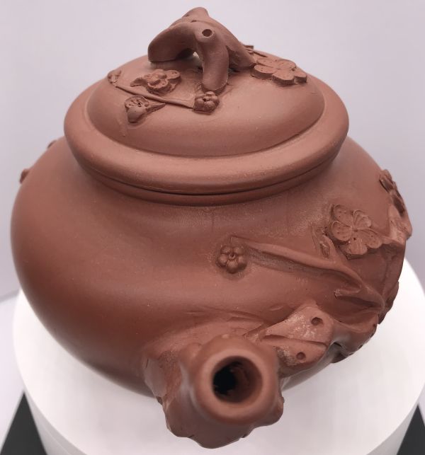 1990年中梅報春壺(紅土)(作者:宜興湯渡陶業) 