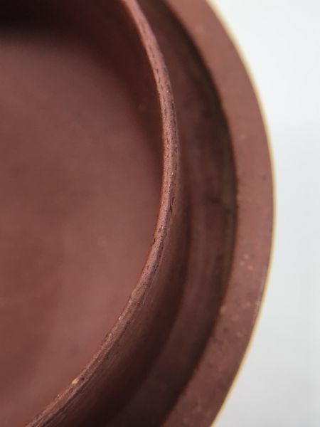 1980年仿古泥繪壺(朱泥+泥繪) 