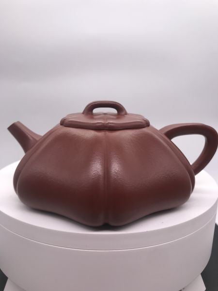 六方瓜菱茶壺 