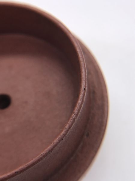 清末烏骨內胎香修壺(清末)(朱泥) 