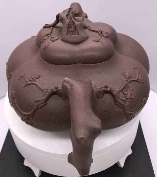 1955年五瓣梅花壺(紫砂)(作者:無名) 