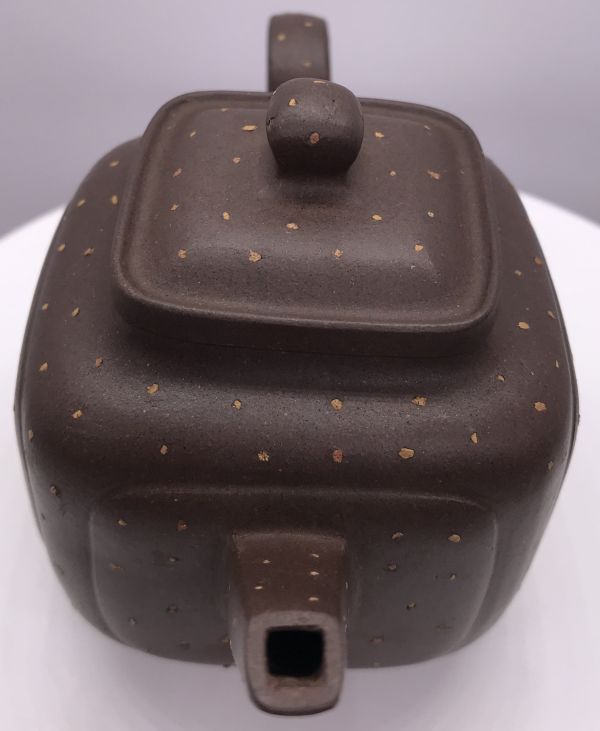 1970年代四方開光壺(作者:周六妹)(鋪砂) 